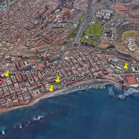Modern Apartment - Shared Rooftop - Las Canteras-3