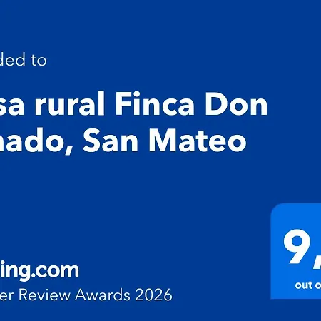 Casa rural Finca Don Amado, San Mateo-2